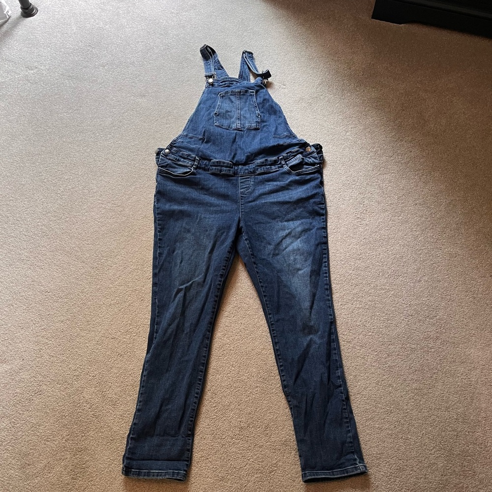 Seraphine Maternity Denim Overalls Classic Style